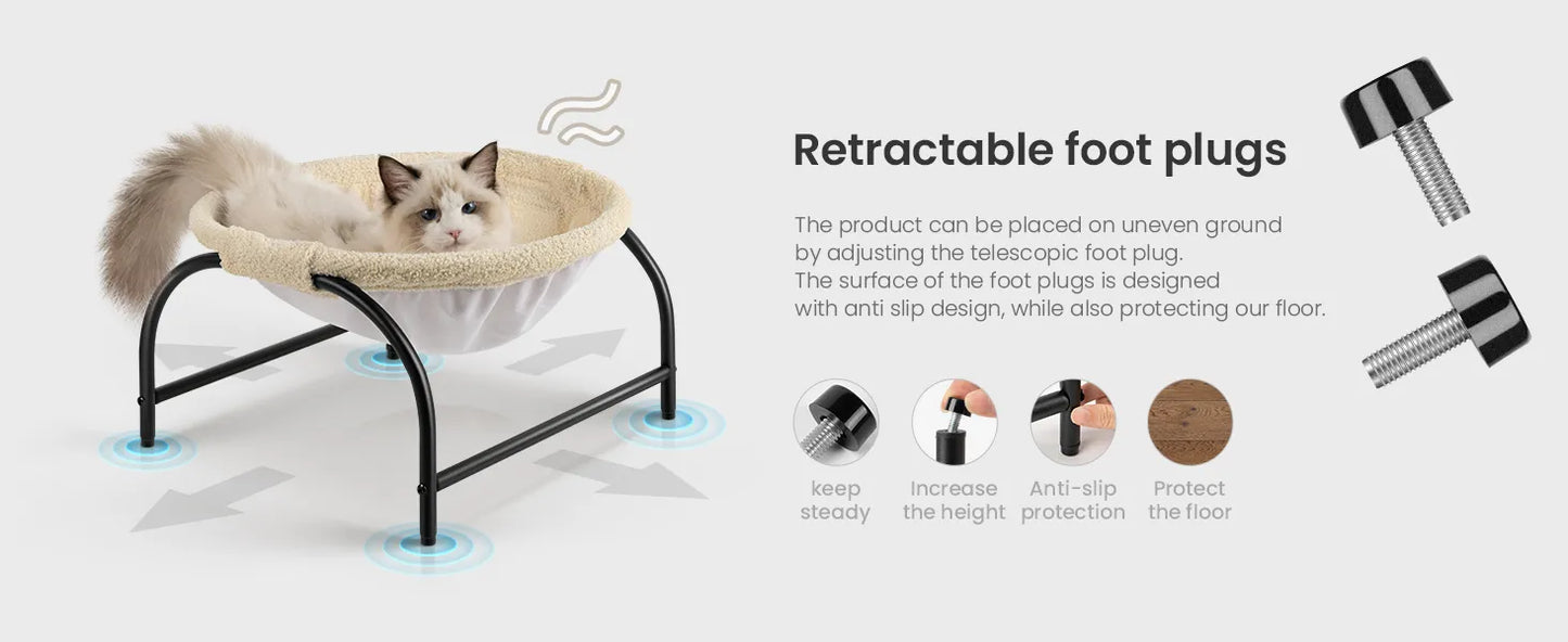 Detachable Pet Hammock Bed: Elevated Comfort for Your Furry Friend