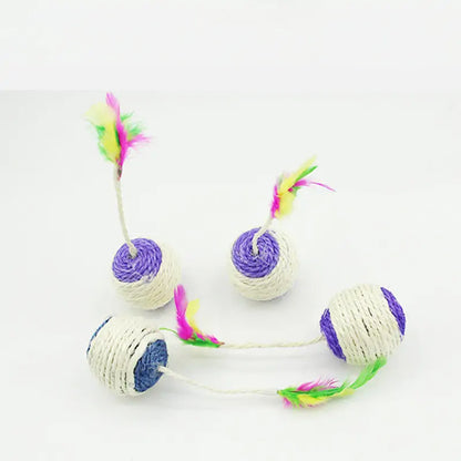 Cat Scratching Ball Toy - Endless Entertainment for Your Feline Friend