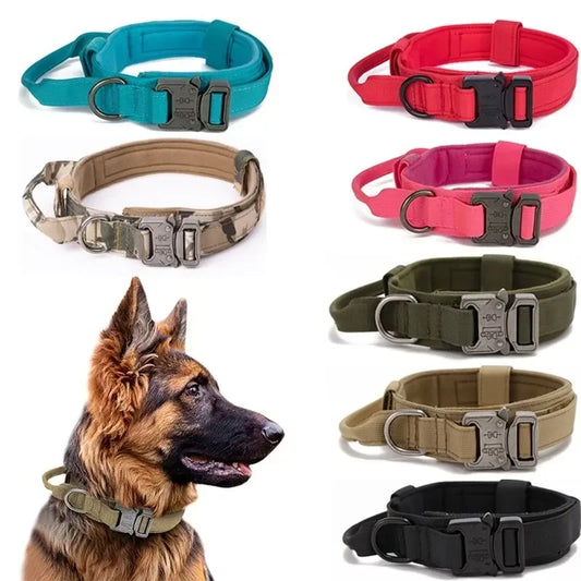 Durable Tactical Dog Collar Leash - Ultimate Control and Security for Your Adventurous Pup