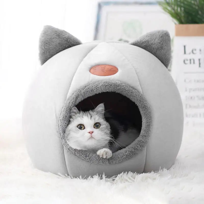 Plush Pet Sanctuary - Premium Cat Sleeping Pod