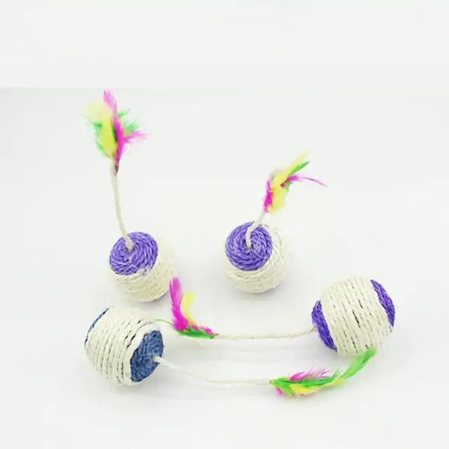 Cat Scratching Ball Toy - Endless Entertainment for Your Feline Friend