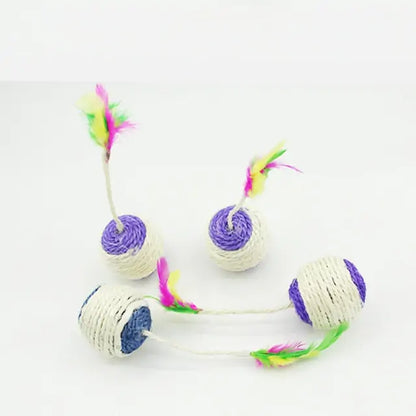 Cat Scratching Ball Toy - Endless Entertainment for Your Feline Friend