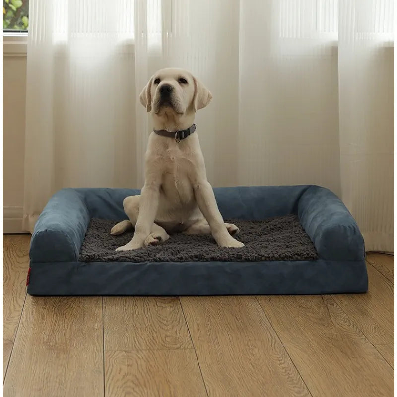 Pet Cotton Fleece Waterproof Kennel - Premium Fleece Comfort