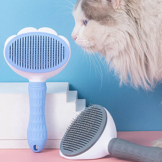 Pet Hair Removal Comb - Gentle Grooming for a Healthy Cat Coat
