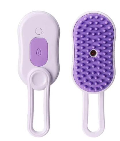 3-in-1 Electric Steam Pet Grooming Brush - Spa-Quality Home Grooming