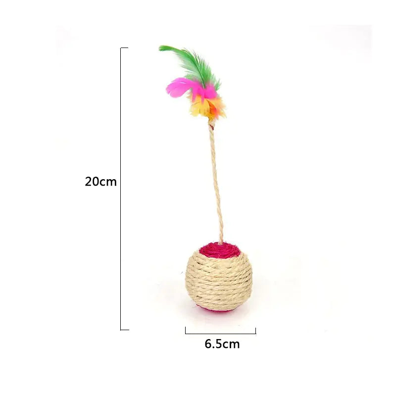 Cat Scratching Ball Toy - Endless Entertainment for Your Feline Friend