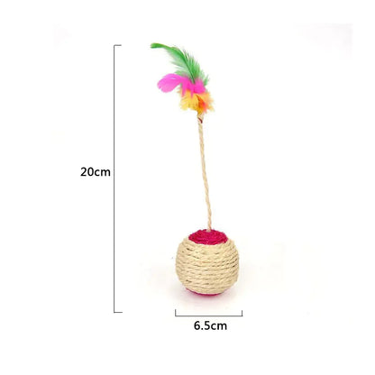 Cat Scratching Ball Toy - Endless Entertainment for Your Feline Friend