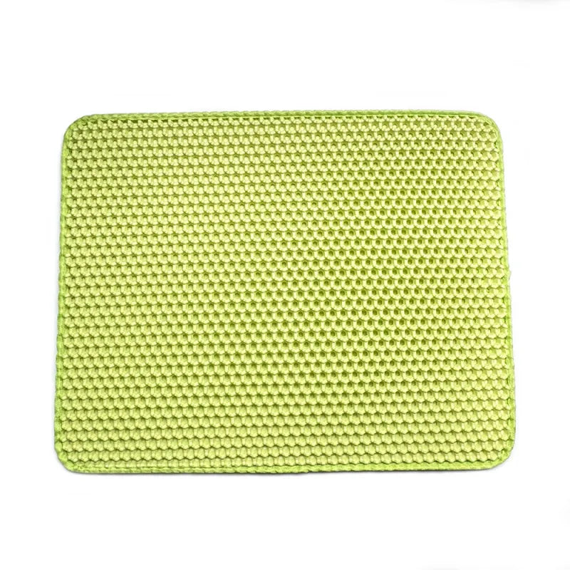 Anti-Splash EVA Double-Layer Cat Litter Mat - Ultimate Floor Protection