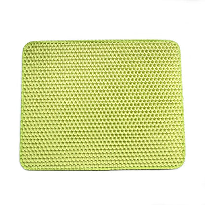 Anti-Splash EVA Double-Layer Cat Litter Mat - Ultimate Floor Protection