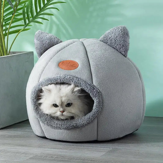Plush Pet Sanctuary - Premium Cat Sleeping Pod