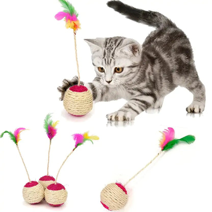 Cat Scratching Ball Toy - Endless Entertainment for Your Feline Friend
