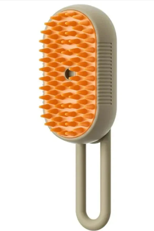 3-in-1 Electric Steam Pet Grooming Brush - Spa-Quality Home Grooming