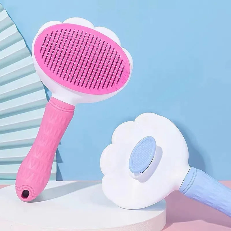 Pet Hair Removal Comb - Gentle Grooming for a Healthy Cat Coat